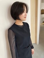 イノセントヘア(innocent.hair) 秋色暗髪透明感カラーグレージュ