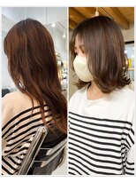 アメイズトーキョー 札幌大通(Amaz! tokyo)&nbsp;小顔ネビージュワンレン/縮毛矯正/髪質改善/ツヤ髪/くせ毛