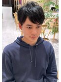クロスパーマ×前髪縮毛矯正
