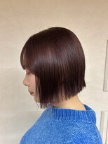 モノリス 武蔵小杉(MONOLITH.)&nbsp;タッセルボブ/暖色カラー/カシスピンク