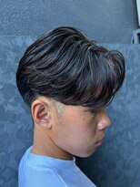 キングオブヘア バイ ノイズ 梅田茶屋町店(KING of hair by NOISM)&nbsp;刈り上げ波巻きツイストスパイラルパーマツーブロックマッシュ