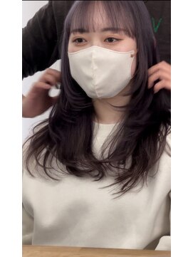 エルエスヘアー(LS HAIR) レイヤーカット×lavender gray