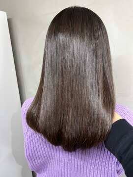 ジーナ 船橋(Zina) 髪質改善*ロングレイヤーグレーベージュ*美髪【Zina船橋】