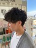 【メンズ】カット＋波巻きパーマ￥11000 #甲斐#北杜#メンズサロン#ウルフ