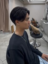 王道ツーブロックセンターパート