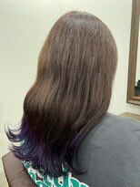 ミミックヘアー(MiMic hair)&nbsp;裾カラー、むらさき【桐生/みどり市】