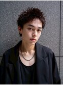 ツイストスパイラルパーマ波巻きシャドウメンズパーマ刈り上げ