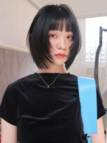 サイン 渋谷(SIGN)&nbsp;お洒落なレイヤーカットハッシュカットレイヤーボブ渋谷