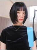 お洒落なレイヤーカットハッシュカットレイヤーボブ渋谷