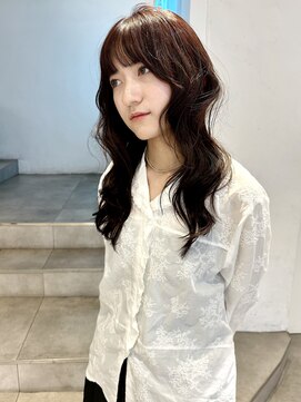 ゼスト パーク(ZEST PARK) ボルドーカラーレイヤーカットブリーチなしカラー吉祥寺《宮坂》