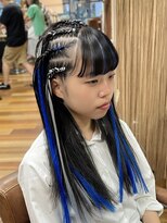 エルバイイエローコーン(ell by YELLOW CORN)&nbsp;ハーフコーンロウ/エクステMIX/前髪ポイントエクステ