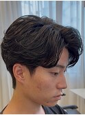 池袋メンズカット/毛流れセンターパート/ニュアンスパーマ