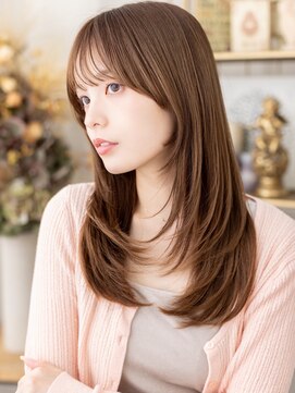 カバーヘア ブリス 戸田公園西口店(COVER HAIR bliss) こなれシャギーカット艶感レイヤーロングa戸田公園20代30代40代