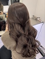 ニュイ 木更津(nuit)&nbsp;着物ヘア/ダークアッシュ/ミディアムレイヤーカット/木更津