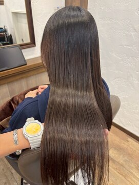 アミリー ひたち野うしく店(Amily) ハイライトバレイヤージュダブルカラーケアブリーチ20代30代