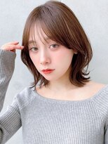 セイドット リー(Say. Ree)&nbsp;Say.ローズブラウンダークレッドコーラルオレンジロングレイヤー