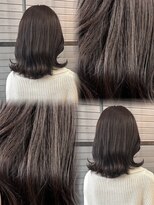 ロックス バイ マグ 松本(rocks BY MAG) ブルベ透明感ブリーチ無しダブルカラーラベンダーグレージュ