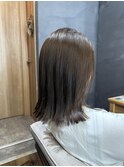 切りっぱなしスタイル/髪質改善カラー/透明感/我孫子駅