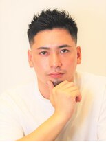 フランクスバーバー アンド ビアークラブ(FRANK'S BARBER and BEER CLUB) MEN’S/リバースセンターパート/ニュアンスパーマ