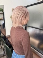 プチメゾントウキョウ(Petit Maison Tokyo) ショートウルフ_ミルクティベージュ