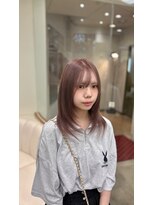 ディーボーイ 下通本店(D-BOY) ピンクベージュ/ケアブリーチ/ダブルカラー/