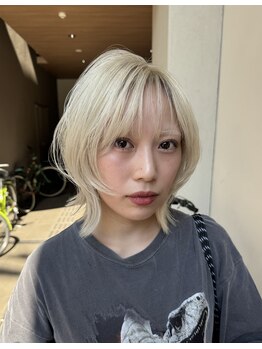 レックスヘアーインターナショナル(ReX HAIR INTERNATIONAL)の写真/【心斎橋駅1分】エフェクトブリーチ取扱店で髪に優しいブリーチを。デザイン性のあるカラーで周りと差を◯
