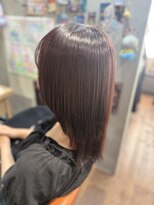 ヲタクに美容室は難しい。&nbsp;ブリーチなしピンクラベンダー
