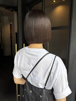 ニュートライズ(NEUTRIZE) オリーブブラウン ベージュカラー 透明感カラー ボブ