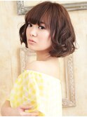 ラクチンスタイリング♪無造作ナチュラルボブ♪