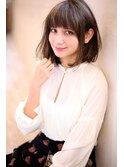 【重山】ヴェールウェーブブルージュアシメショートボブ♪