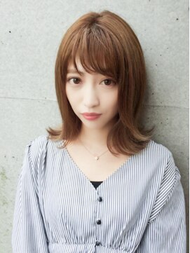 リノ 吉祥寺(Lino kichijoji) 透明感カラー×外ハネミディアムボブ Lino by U-REALM