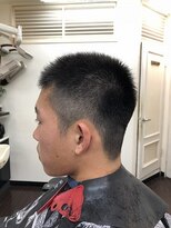 理容室クレオ 新宿 おしゃれボウズスタイル