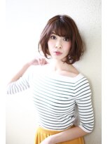 ヌーム 塚本店(NOOM)&nbsp;ボブ 重くならないように柔らかいサマーベージュで