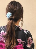 スーパーカット 元町店(SUPER CUT)&nbsp;浴衣アレンジ☆ポニーテール