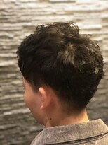 ヒロギンザ 田町店(HIRO GINZA)&nbsp;ツーブロック×アイロンパーマ　HIRO銀座/田町/メンズショート