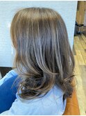 ピスタチオカラー＆ハイライト♪