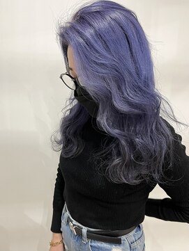 ホワイト 梅田(white) #ラベンダーカラー/ブルーラベンダー