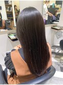 髪質改善/切りっぱなしボブ/美髪/30代40代/［人形町］