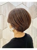 【白髪ぼかし】【白髪染め】大人ショート×ハイライト