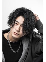 ゴールド 京都(GOALD)&nbsp;センターパートツイストパーマスパイラルパーマメンズパーマ