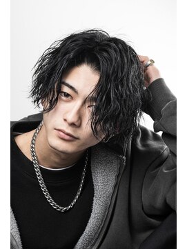 ゴールド 京都(GOALD) センターパートツイストパーマスパイラルパーマメンズパーマ