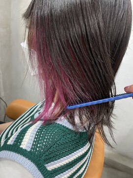 レックス 中野(rex) ハイトーンカラー　インナーカラー