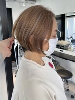 GBG 自由が丘&nbsp;くびれショートボブ40代50代グレイカラー白髪染め白髪ぼかし