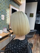 ルーム(Room)&nbsp;髪質改善☆酸熱トリートメント【ハイトーンボブ】