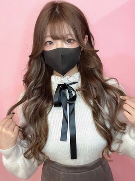 シーズン 大阪(SEASON) 【エクステ】モカブラウン×インナーカラー