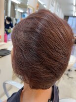 ヴィジュ(Vijow)&nbsp;ワインカラーのレイヤースタイル