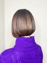 ヘア カンパニー トワ 千葉店(TOWA)&nbsp;ぱっつんボブ