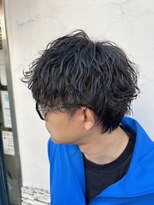 ヘアー カーム 鹿島田店(HAIR CALM) メンズトレンド波巻きパーマ