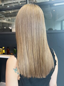 アイティー バイ アルバム 中野店(IT by ALBUM) ミルクティーベージュ_エアリーロングピンクブラウン_ba479091