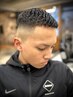 メンズカット＋アイロンパーマ（濡れパン）￥13200  【八王子/バーバー】